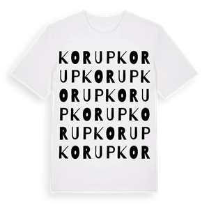 Korup ordlek t-shirt – ekologisk bomull t-shirt från Pinshirt