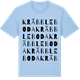 Blue Soul t-shirt med Kräbbleboda ordlek t-shirt
