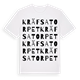 Kräfsatorpet ordlek t-shirt