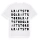 Krafts torg ordlek t-shirt