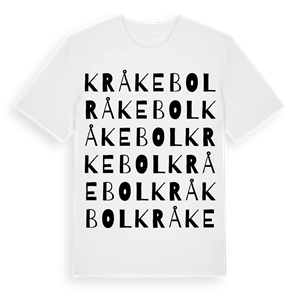 Kråkebol ordlek t-shirt – ekologisk bomull t-shirt från Pinshirt