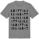 Mid Heather Gray t-shirt med Krattakulla ordlek t-shirt