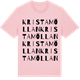 Pink Cotton t-shirt med Kristamöllan ordlek t-shirt