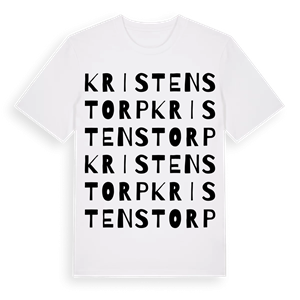 Kristenstorp ordlek t-shirt – ekologisk bomull t-shirt från Pinshirt