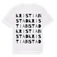 Kristianstad ordlek t-shirt