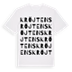 Kröjtens ordlek t-shirt