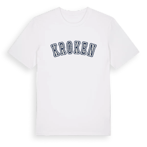 Kroken college t-shirt – ekologisk bomull t-shirt från Pinshirt