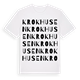 Krokhusen ordlek t-shirt