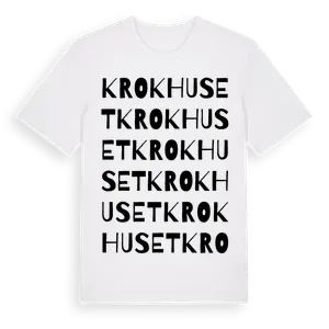 Krokhuset ordlek t-shirt – ekologisk bomull t-shirt från Pinshirt
