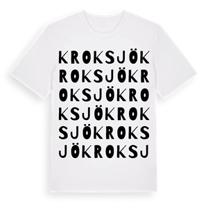 Kroksjö ordlek t-shirt – ekologisk bomull t-shirt från Pinshirt
