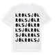 Kroksjö ordlek t-shirt