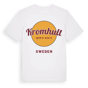 Kromhult cirkel t-shirt – ekologisk bomull t-shirt från Pinshirt