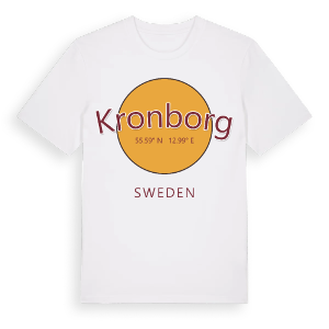 Kronborg cirkel t-shirt – ekologisk bomull t-shirt från Pinshirt