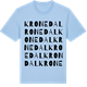 Blue Soul t-shirt med Kronedal ordlek t-shirt