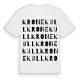 Kronekull ordlek t-shirt