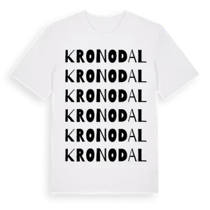 Kronodal ordlek t-shirt – ekologisk bomull t-shirt från Pinshirt
