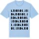Blue Soul t-shirt med Kronolund ordlek t-shirt