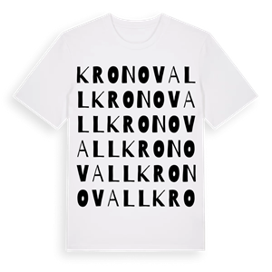 Kronovall ordlek t-shirt – ekologisk bomull t-shirt från Pinshirt