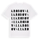 Kronovall ordlek t-shirt