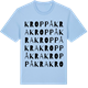 Blue Soul t-shirt med Kroppåkra ordlek t-shirt
