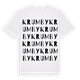 Krumby ordlek t-shirt
