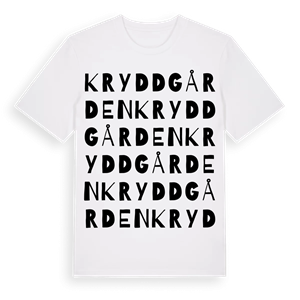 Kryddgården ordlek t-shirt – ekologisk bomull t-shirt från Pinshirt