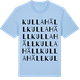 Blue Soul t-shirt med Kulla häll ordlek t-shirt