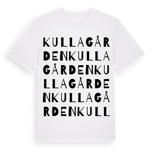 Kullagården ordlek t-shirt – ekologisk bomull t-shirt från Pinshirt