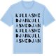 Blue Soul t-shirt med Kullasmedjan ordlek t-shirt