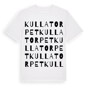 Kullatorpet ordlek t-shirt – ekologisk bomull t-shirt från Pinshirt