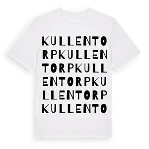Kullentorp ordlek t-shirt – ekologisk bomull t-shirt från Pinshirt