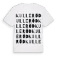Kulleröd ordlek t-shirt