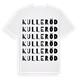 Kulleröd ordlek t-shirt