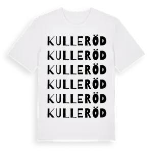 Kulleröd ordlek t-shirt – ekologisk bomull t-shirt från Pinshirt