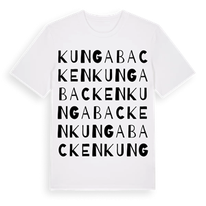 Kungabacken ordlek t-shirt – ekologisk bomull t-shirt från Pinshirt
