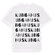 Kungahus ordlek t-shirt