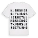 Kungsberget ordlek t-shirt