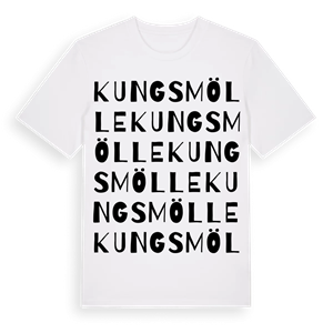 Kungsmölle ordlek t-shirt – ekologisk bomull t-shirt från Pinshirt