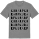Mid Heather Gray t-shirt med Kurarp ordlek t-shirt