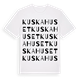 Kuskahuset ordlek t-shirt