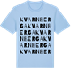 Blue Soul t-shirt med Kvarnberga ordlek t-shirt