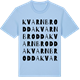 Blue Soul t-shirt med Kvarnbrodda ordlek t-shirt