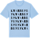 Blue Soul t-shirt med Kvarnby by ordlek t-shirt