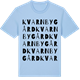Blue Soul t-shirt med Kvarnbygård ordlek t-shirt