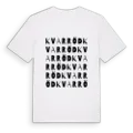 Kvarröd ordlek t-shirt