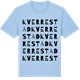 Blue Soul t-shirt med Kverrestad ordlek t-shirt