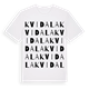 Kvidala ordlek t-shirt