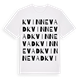 Kvinnevad ordlek t-shirt