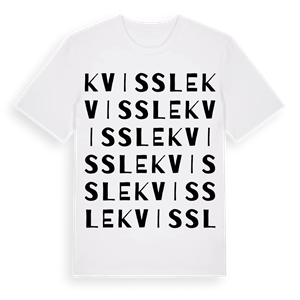 Kvissle ordlek t-shirt – ekologisk bomull t-shirt från Pinshirt
