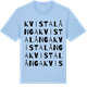 Blue Soul t-shirt med Kvistalånga ordlek t-shirt